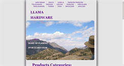 Desktop Screenshot of llamahardware.com